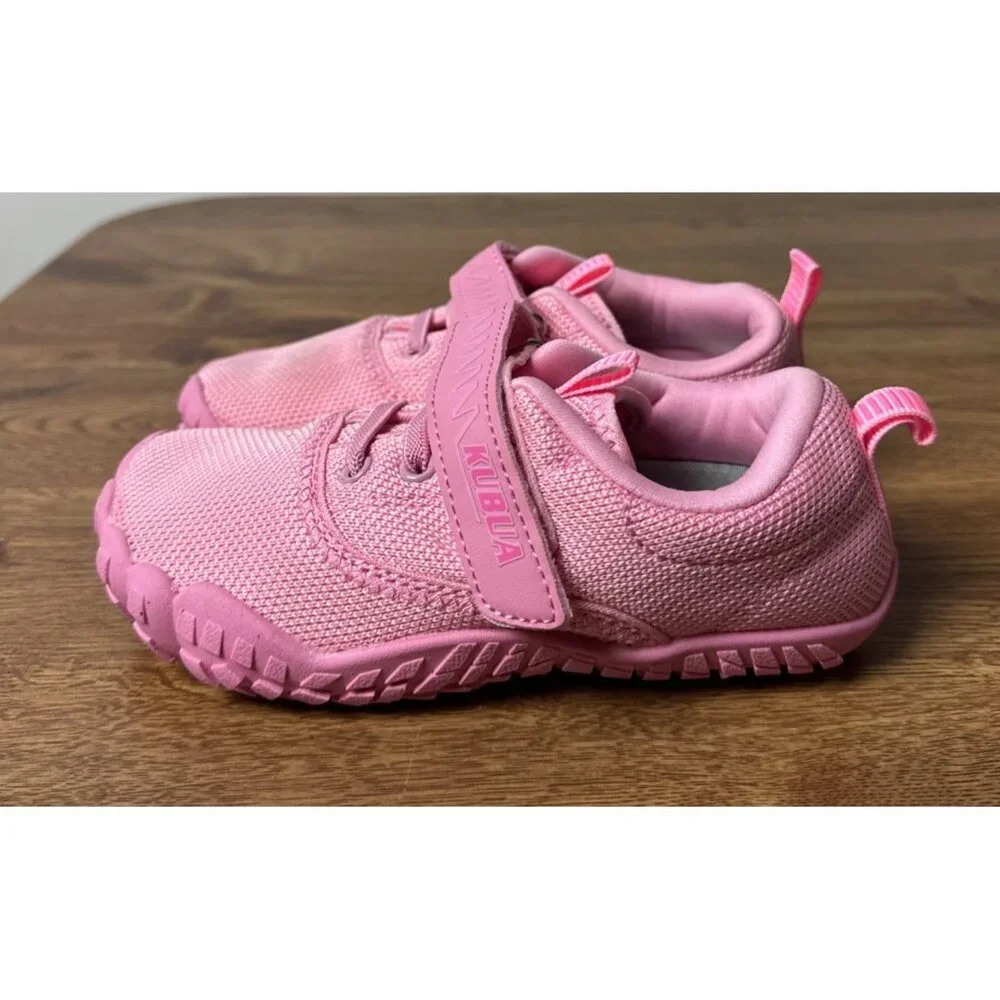 KUBUA Kids Barefoot Shoes Girls Minimalist Sneakers Naturally Splay Shoe Size 12